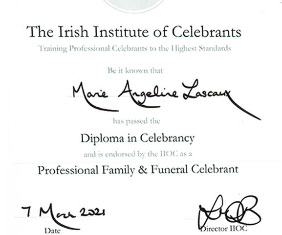 Diploma Celebrant